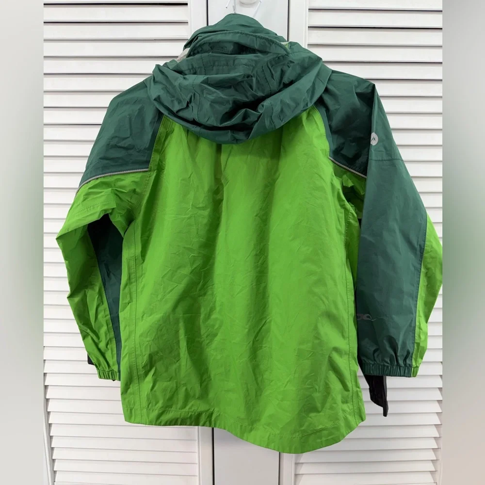 Marmot boys size M Colorblock  Green Kids Rain jacket - Picture 4 of 12